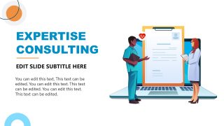 Slide Template for Expertise Consultation with Text Boxes
