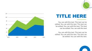 Green and Low Carbon PowerPoint Chart Slide 