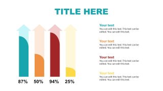 Template Slide with Arrow Diagram - Digital Divide Presentation