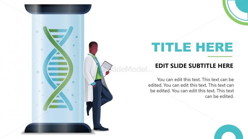 Creative Genomic Sequencing Template PPT Slide