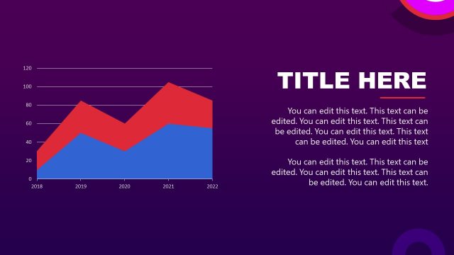 Data Driven Area Plot for Private Space Template
