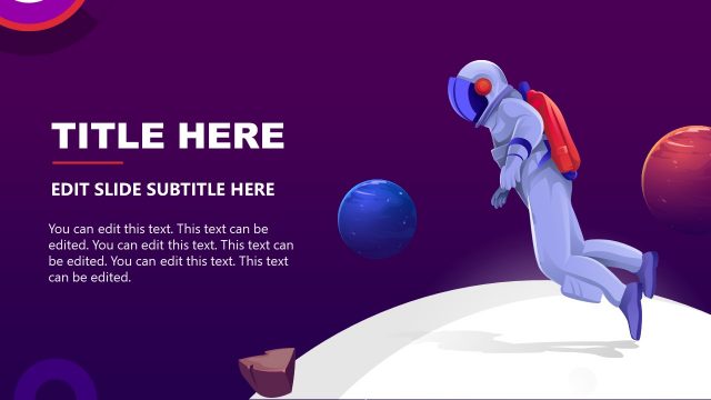 Private Space PowerPoint Template Slide for Presentation