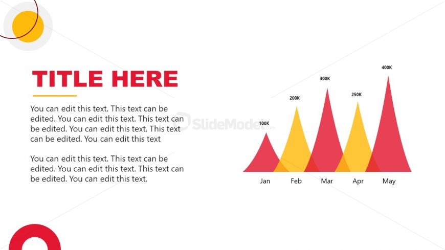 E-commerce PPT Template - Chart Slide for Showing Data