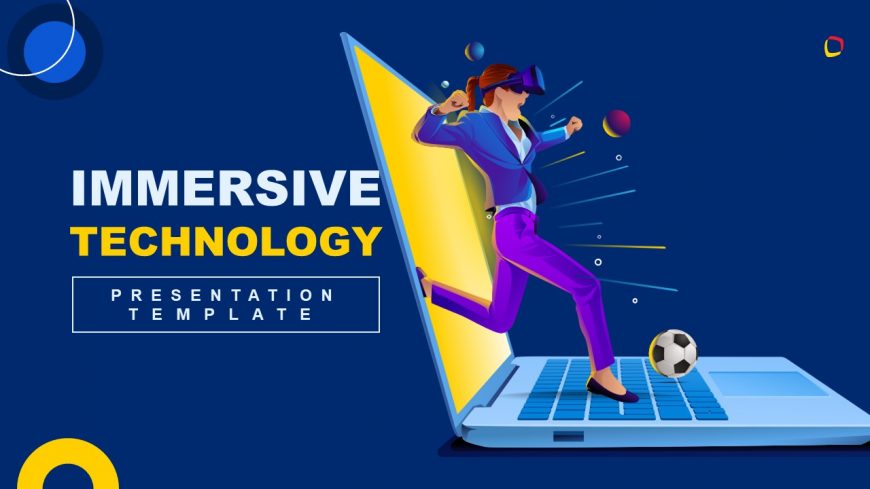 Immersive Technology Template Cover Slide