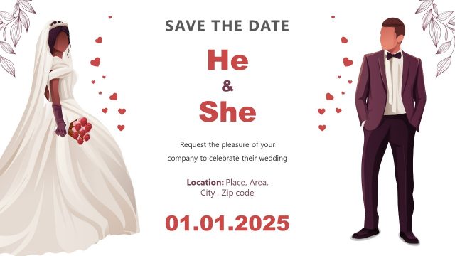 Wedding Invitation Design Template