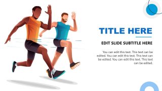 Running PowerPoint Template Scene 