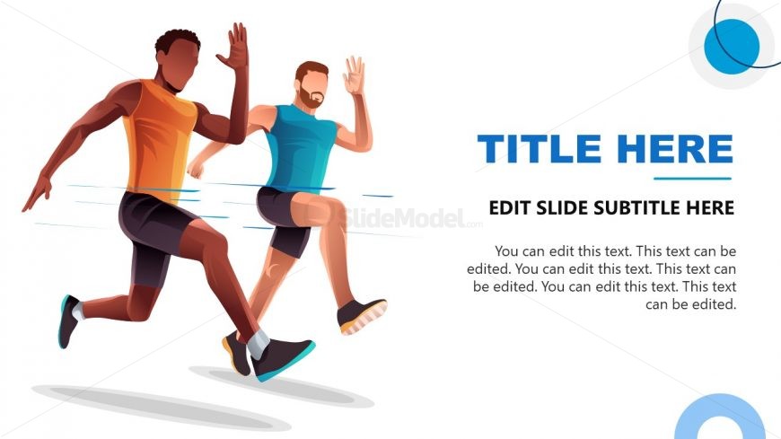 Running PowerPoint Template Scene 