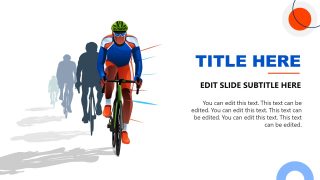 Editable Racing Scene for PowerPoint Presentation