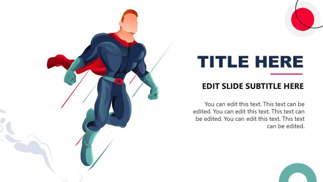 Action Figure Superman PowerPoint Design
