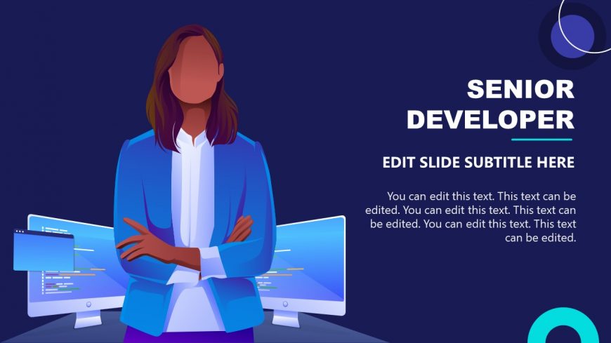 PPT Slide Template for Senior Developer 