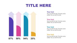 PowerPoint Arrow Diagram Slide for Streaming Template