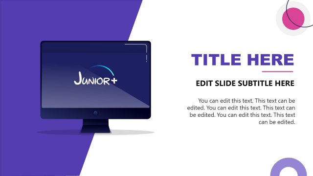 Logo on Screen Slide for Streaming Provider Display