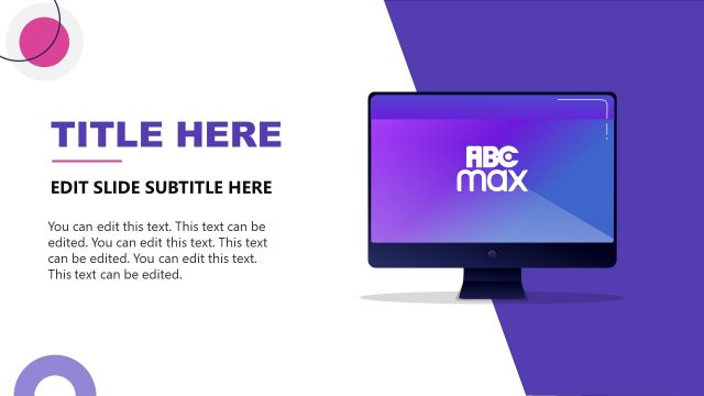 Editable Service Providers Presentation Slide – Streaming Template