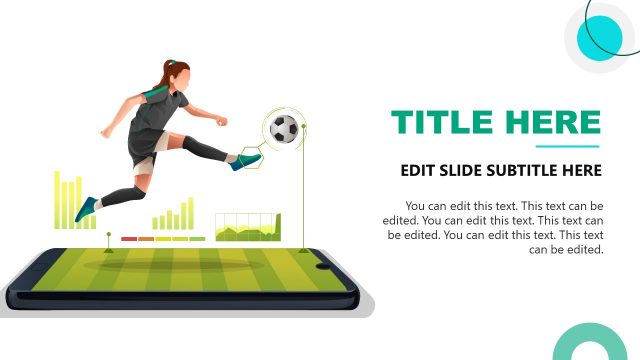 FootBall Tech Slide – Mobile Phone Infographic Slide