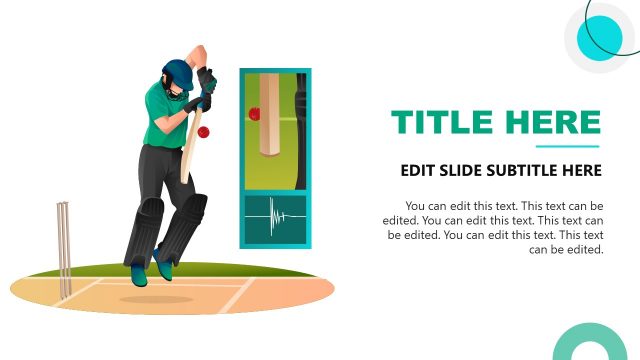 Cricket & SportsTech PowerPoint Template