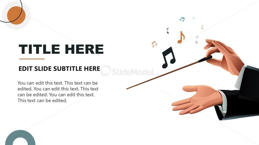 Customizable Orchestra Scenes PPT Layout