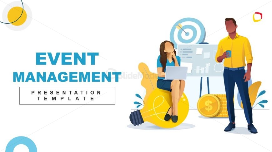 PPT Event Management Slide Template for Presentation