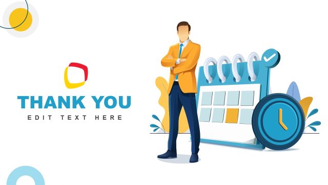 Thank You Slide for Event Management PPT