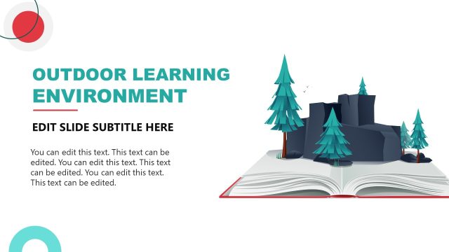 Outdoor Learning Environment Slide Design for PPT