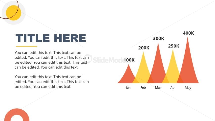 PPT Serious Games Slide Template with Editable Chart