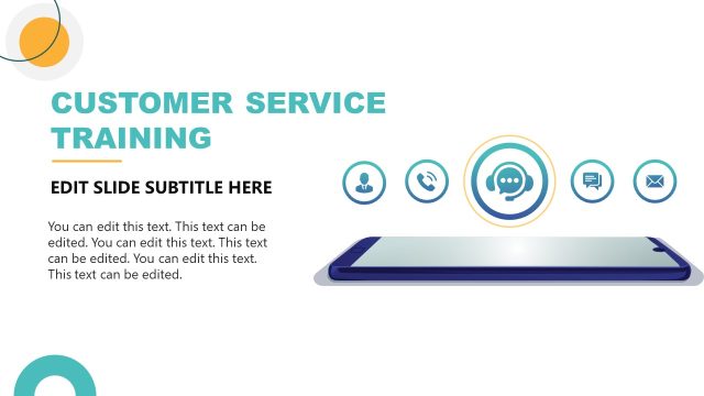 Customer Service Training Template for PowerPoint
