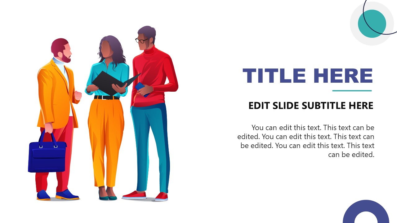 Discussion Powerpoint Background Group Discussion PowerPoint Template