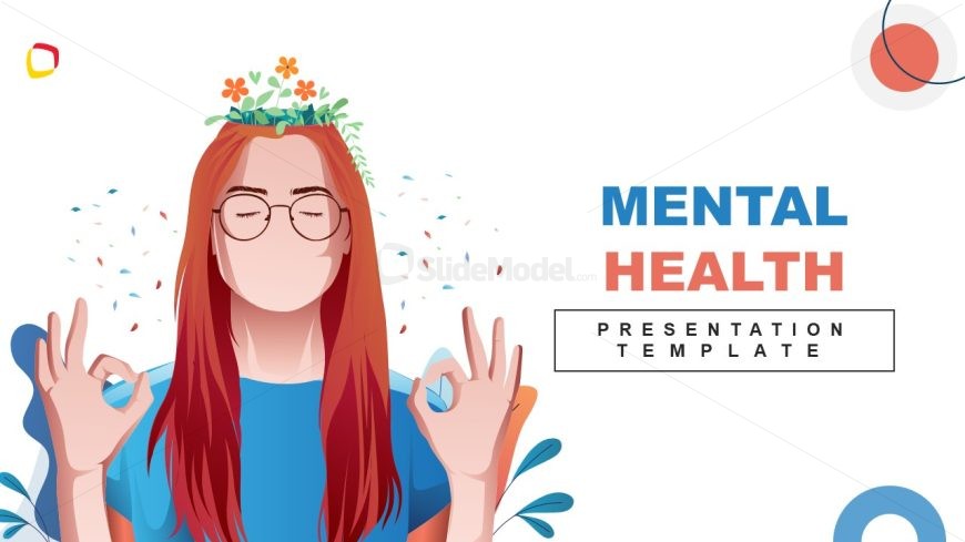 PPT Cover Slide for Mental Health Presentation