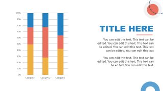 Presentation Slide with Data-Driven Bar Chart