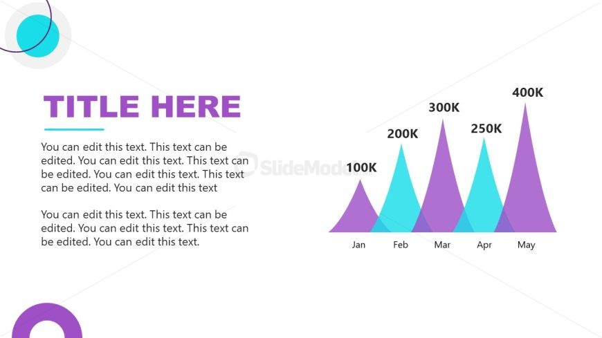 Film Industry Presentation Template Chart Slide