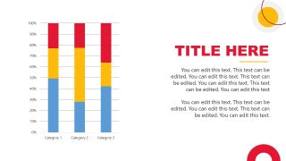 TV Production Presentation Slide with Bar Graph