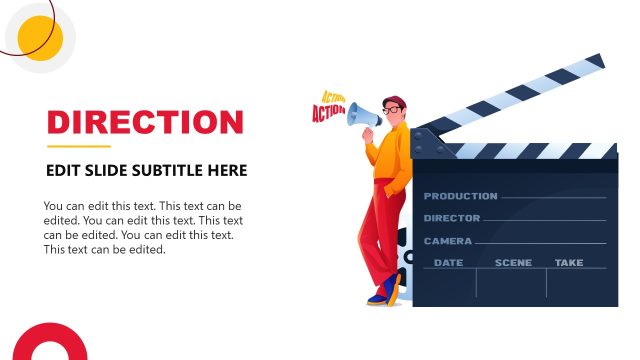 Direction Slide – TV Production Template