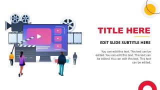 Editable PPT Template for TV Production 