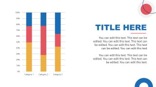 Bar Graph Slide for Statistical Data Presentation