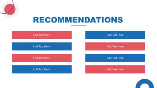 Market Analysis PowerPoint Presentation - Recommendations Slide 