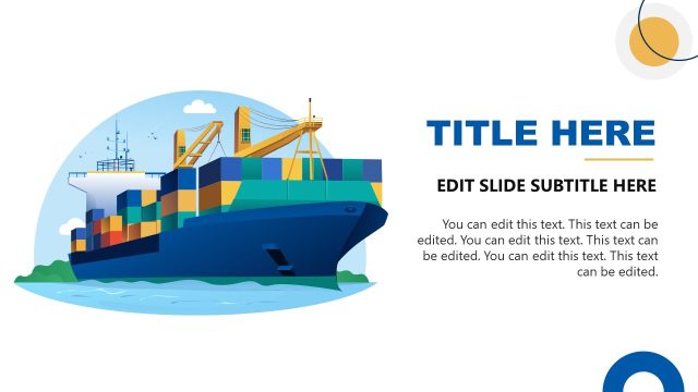 Shipping Industry Presentation Template