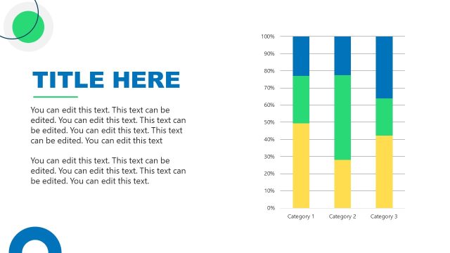 Bar Graph – Sustainable Development PowerPoint Slide