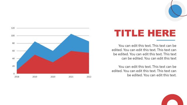 Slide for Area Plot – Cardiology PPT Template