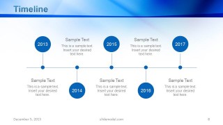 Corporate Timeline Slide Design for PowerPoint