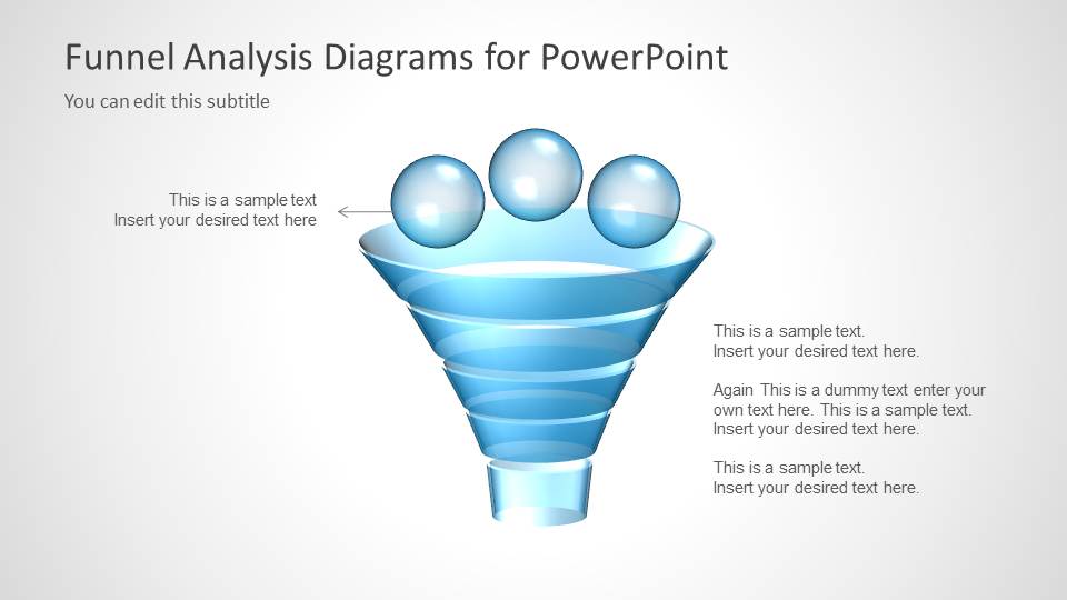 Funnel Analysis Diagram Design for PowerPoint
