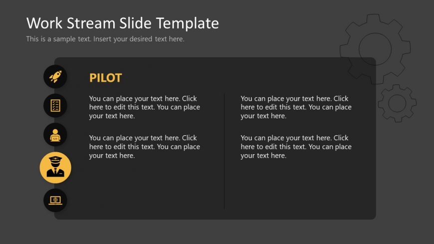 Work Stream Presentation Slide Template