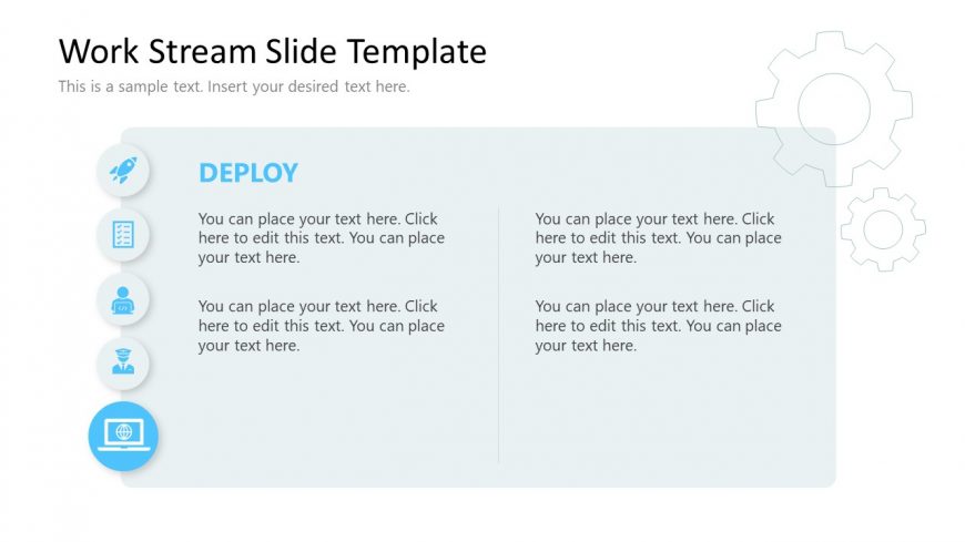 PPT Deploy Stage Discussion Template Slide