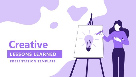 Creative Lessons Learned PowerPoint Template