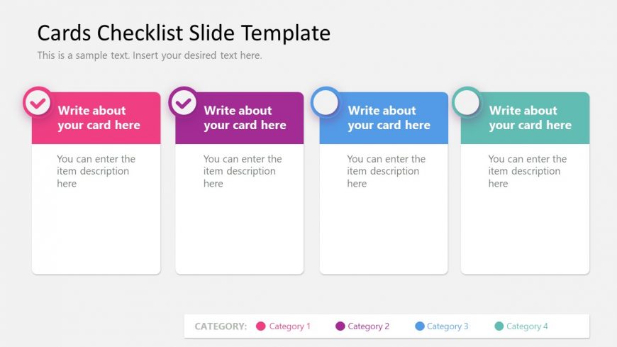 PowerPoint Checklist Design for Presentation