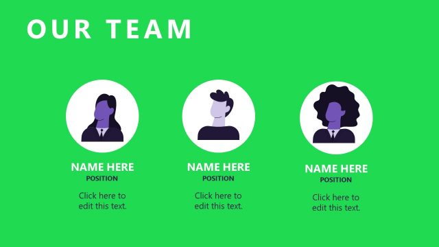 Our Team Slide – ESG Presentation Template