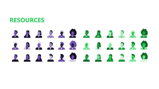 Resource Slide – Human Character Placeholder Icons