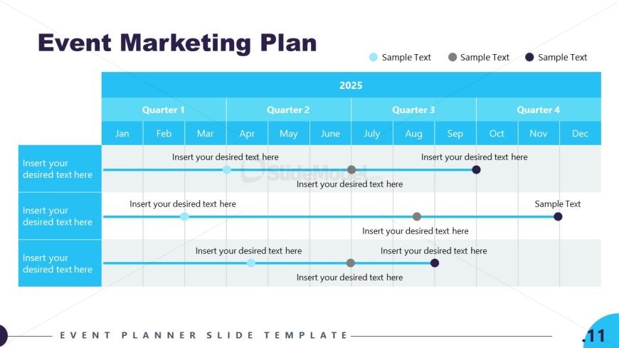 Event Marketing Plan Template for Presentation
