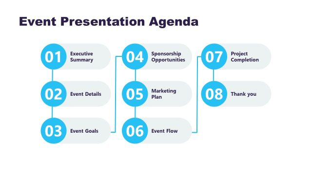 Event Presentation Agenda Slide