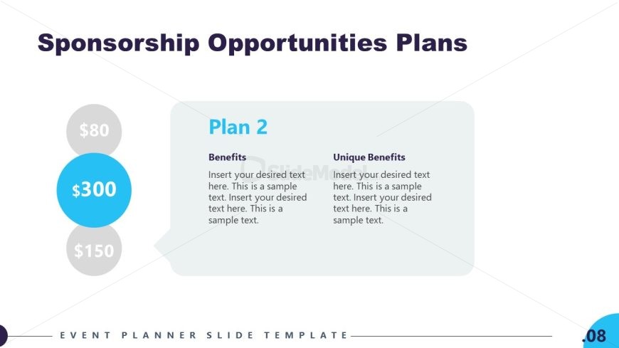 Customizable Event Planning Template Slide