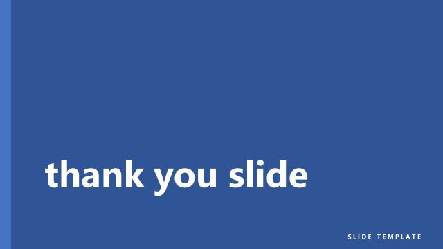 Thank You Slide – Conference Presentation Template Slide