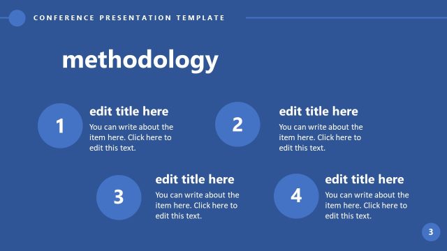 Four Steps Methodology Presentation Slide